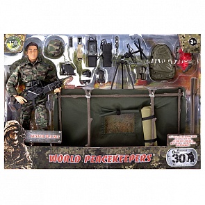 Игровой набор – Артиллерист, 1:6 (World Peacekeepers, MC90402)